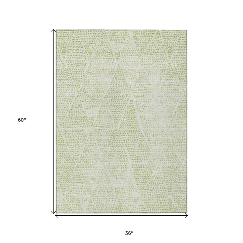 HomeRoots Geometric Transitional Rectangle Outdoor Rug