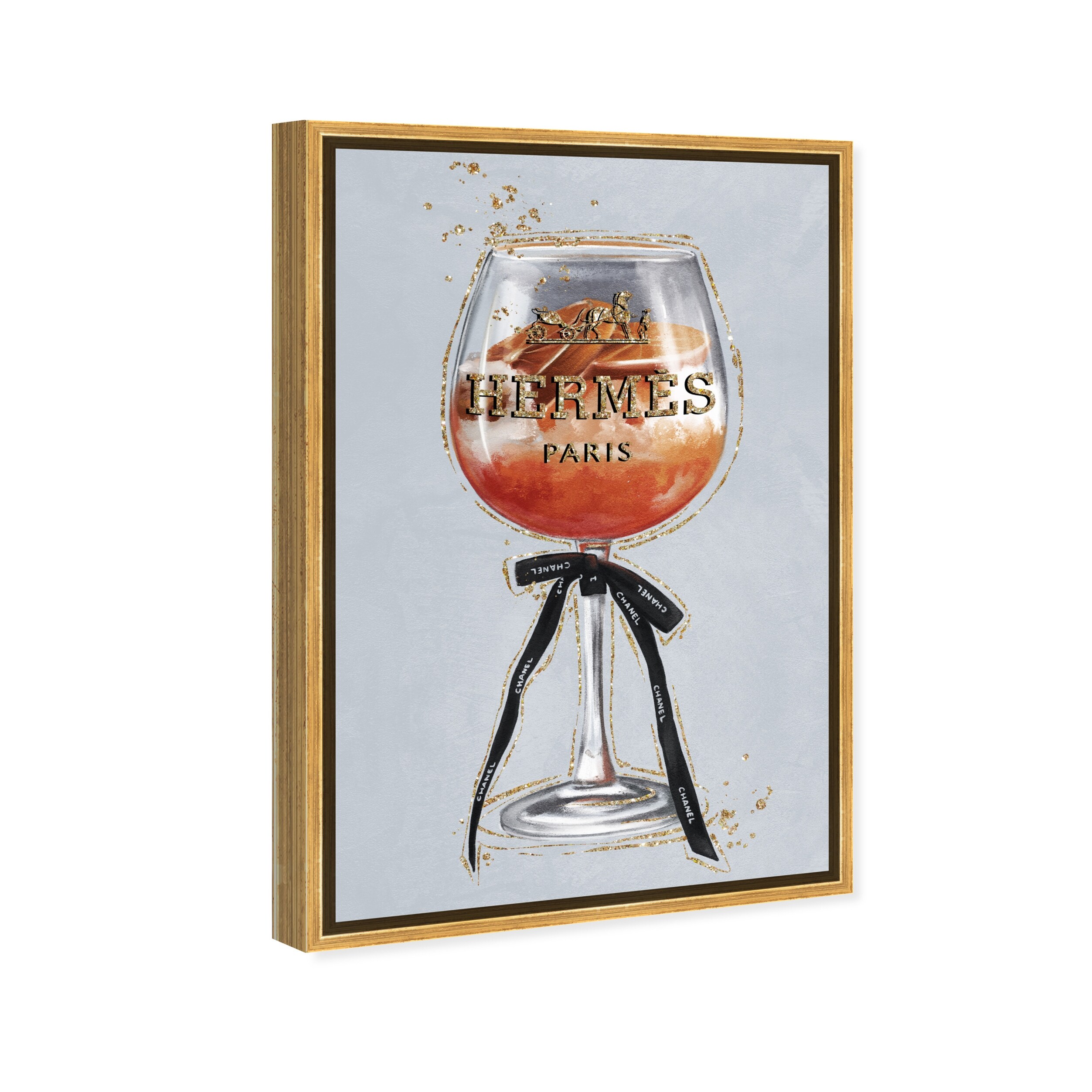 Oliver Gal 'Classic Cognac' Fashion Orange Wall Art Canvas Print - Bed Bath  & Beyond - 33003903