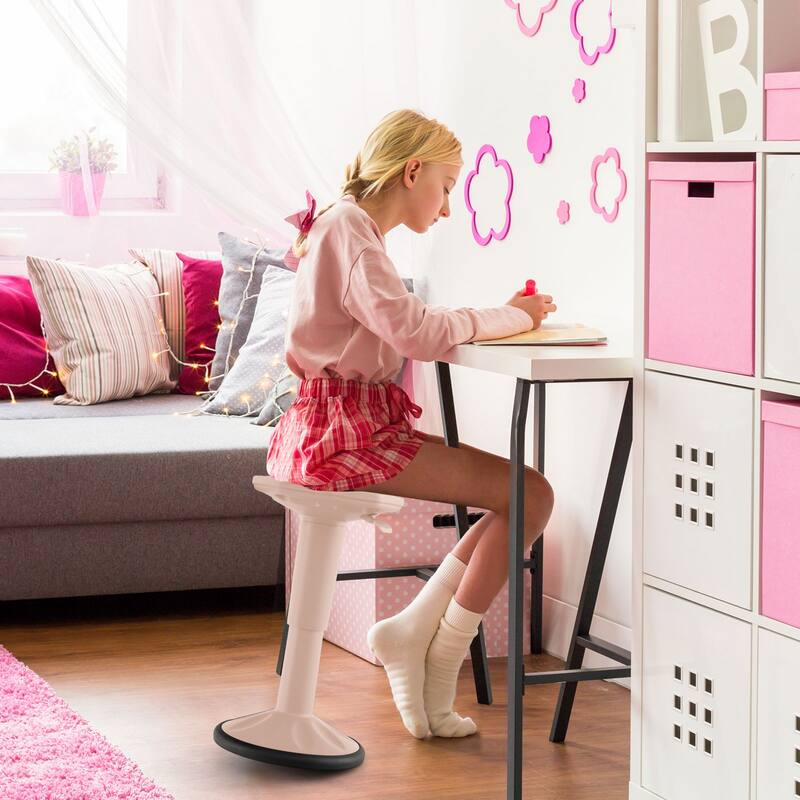 Adjustable Wobble Stool for Kids and Adults Ergonomic Active Sitting Chair with Non Slip Base