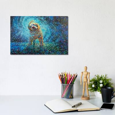 iCanvas "Labrador Jazz" by Iris Scott Canvas Print