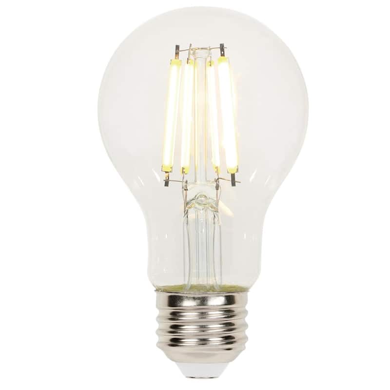 Westinghouse Lighting 6.5-Watt (60-Watt Equivalent) Clear A19 Dimmable Filament LED Light Bulb, Medium Base - 6-Pack