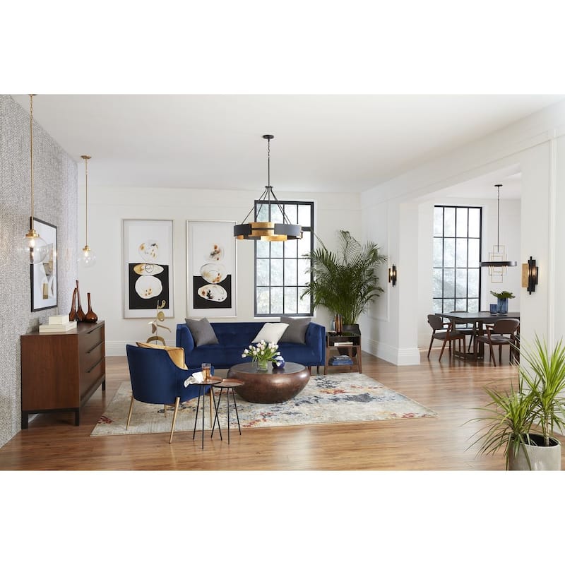 Carbon Loft McKinnon 1-light Orb Pendant - 13.250" x 12.500" x 19.250"