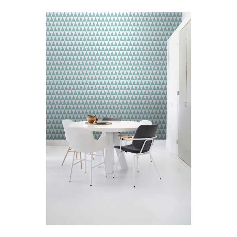 ESTA Home Verdon Aquamarine Geometric Wallpaper - 20.5 x 396 x 0.025