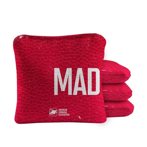 slide 2 of 4, Madison Red Dual Sided Cornhole Bags