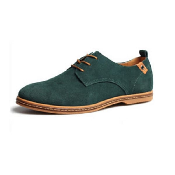 mens green casual shoes