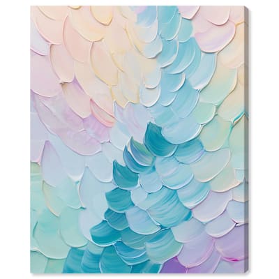 Mermaid Scales Canvas by Art Remedy, Gallery Wrapped