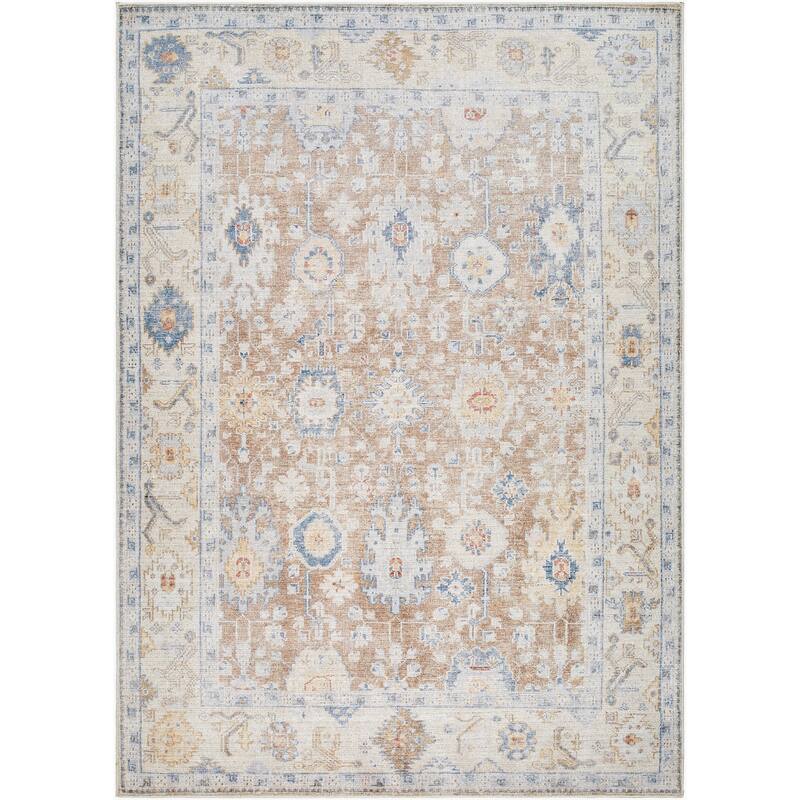Livabliss Traditional Marlon Border Area Rug