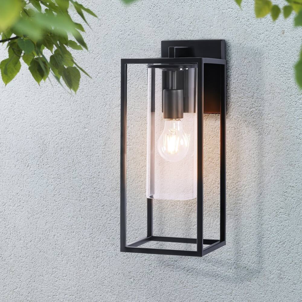 Outdoor Wall Sconce with Clear Glass
