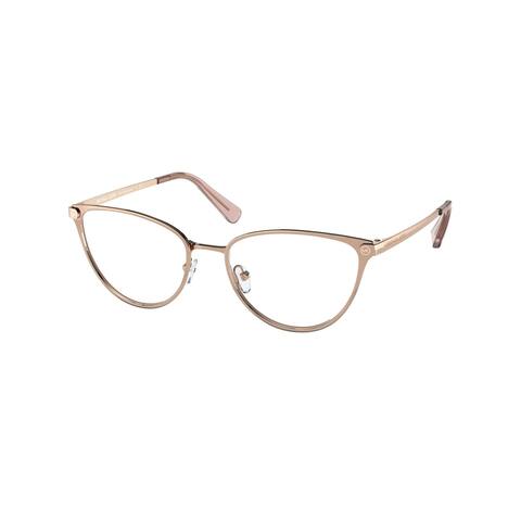 Michael Kors MK3049 1108 52 Shiny Rose Gold Woman Cat Eye Eyeglasses