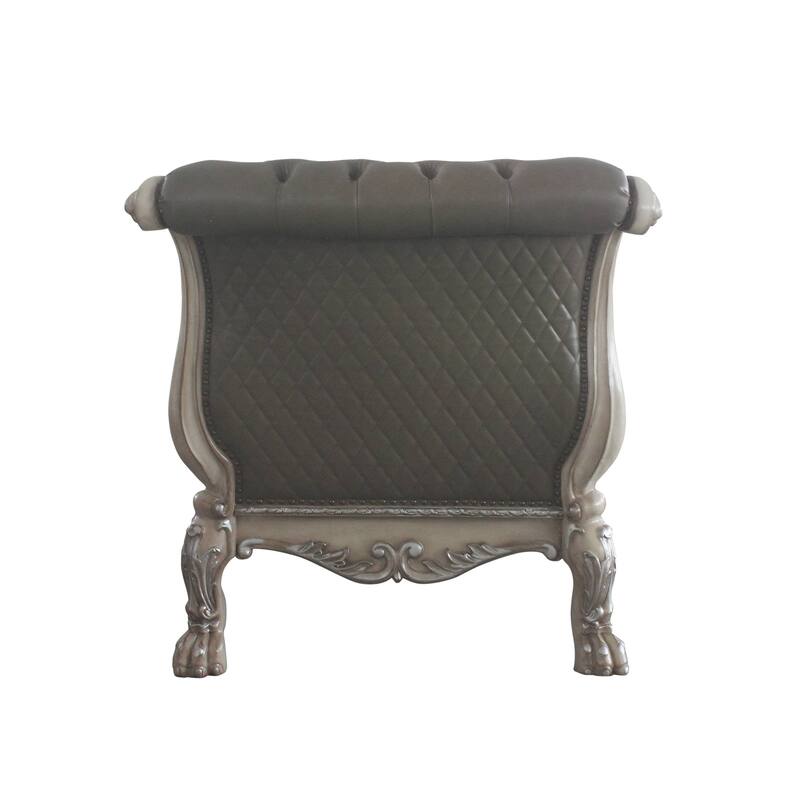 Adison Namibia and Vintage Bone White 1-Pillow Chaise