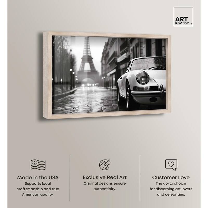 Rainy Day Paris Shadowbox by Art Remedy