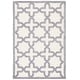 preview thumbnail 103 of 183, SAFAVIEH Handmade Cambridge Trudie Geometric Wool Rug 4' x 6' - Ivory/Silver - Rectangle