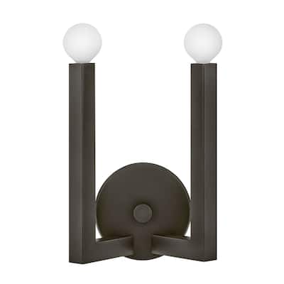 Hinkley Lighting 45042 Ezra 2 Light 13" Tall Wall Sconce