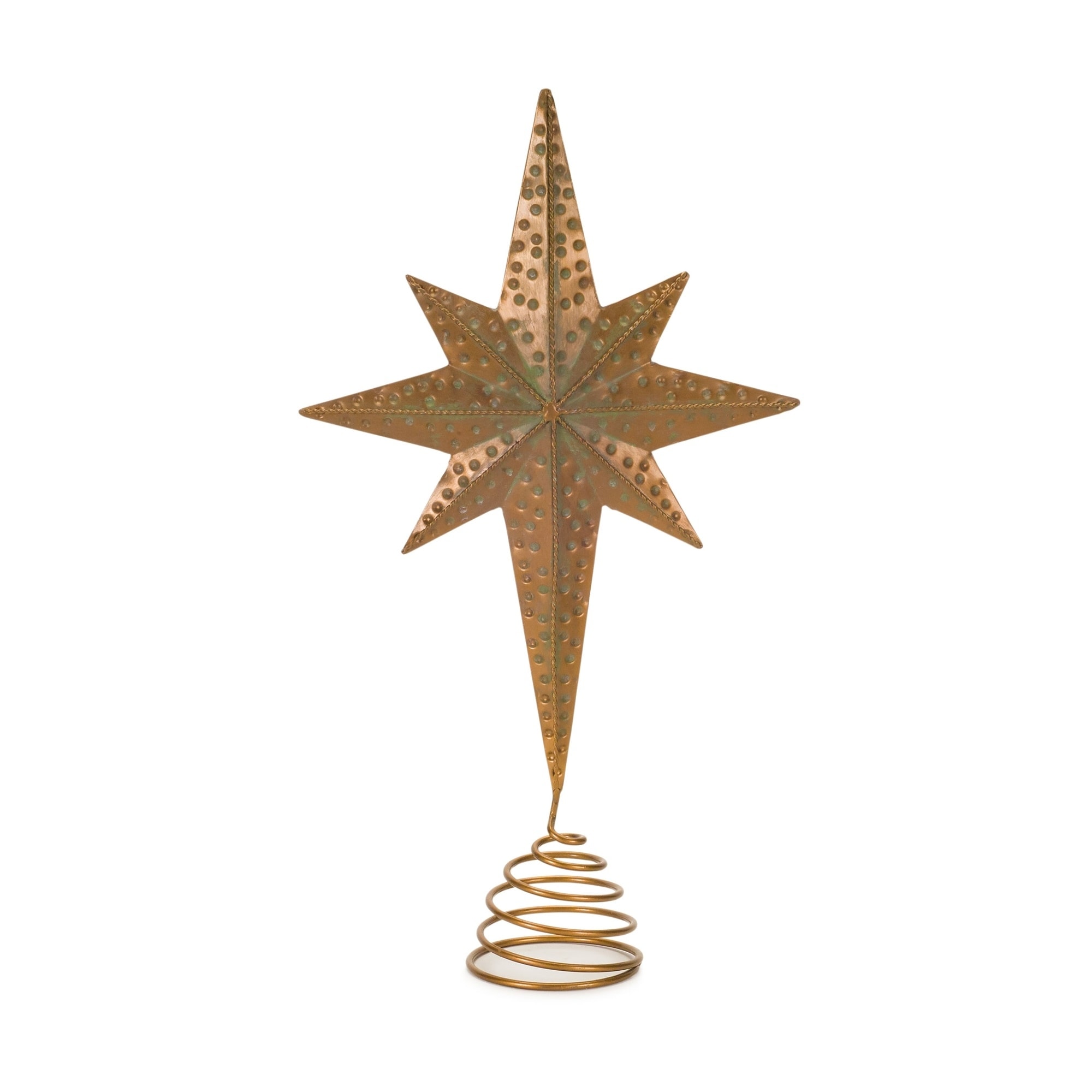 Shop Set Of 2 Bronze Metal Star Tree Topper 13 Overstock 30917500