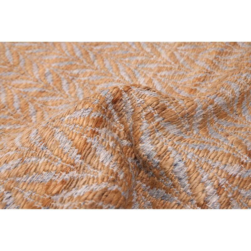 ECARPETGALLERY Flat-Weave Palas Denizli Light Brown Kilim - 5'2 x 7'7