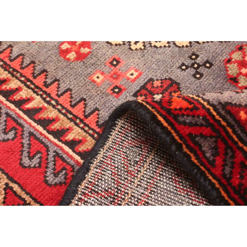 ECARPETGALLERY Hand-knotted Andelz Red Wool Rug - 4'4 x 6'9