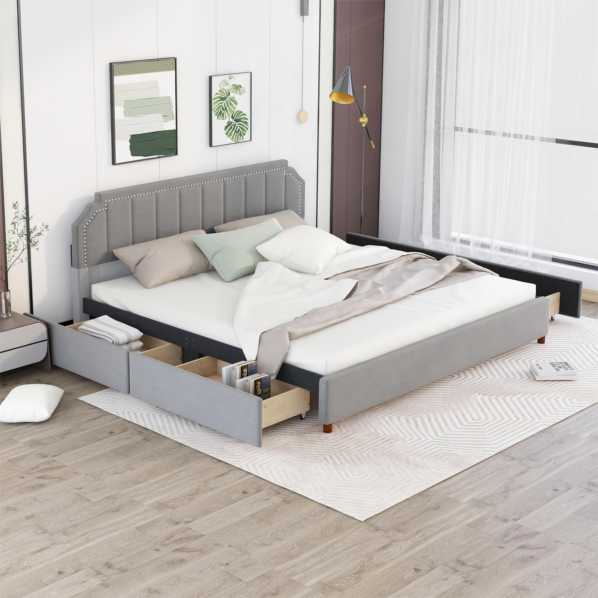 https://ak1.ostkcdn.com/images/products/is/images/direct/4364fc1794d7cd2e8b14149a7dbd5488c4860a98/King-Upholstery-Platform-Bed-with-4-Storage-Drawers%2C-Solid-Wood-Bedframe-w-Headboard-%26-Support-Legs-for-Bedroom%2C-Guest-Room%2CGrey.jpg
