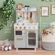 preview thumbnail 14 of 16, Teamson Kids Little Chef Memphis Wooden Play Kitchen with Accessories - 19.76" L x 11.73" W x 31.5" H
