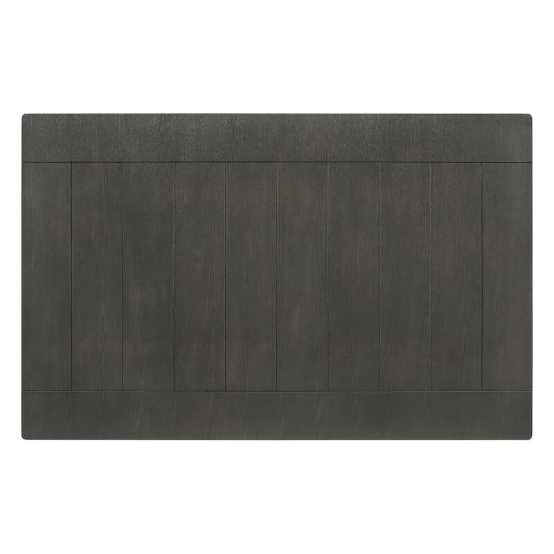Dexter Grey and Dark Grey 6-piece Rectangular Dining Set