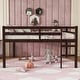preview thumbnail 3 of 7, Full Rubber Wood Loft Bed with Ladder