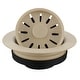 preview thumbnail 8 of 6, Karran Kitchen Sink Decorative Disposal Flange Bisque