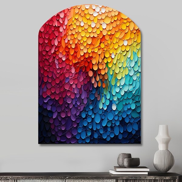 Hardedge Art Contrasting Cadence I - Hard Edge Painting Sculptures