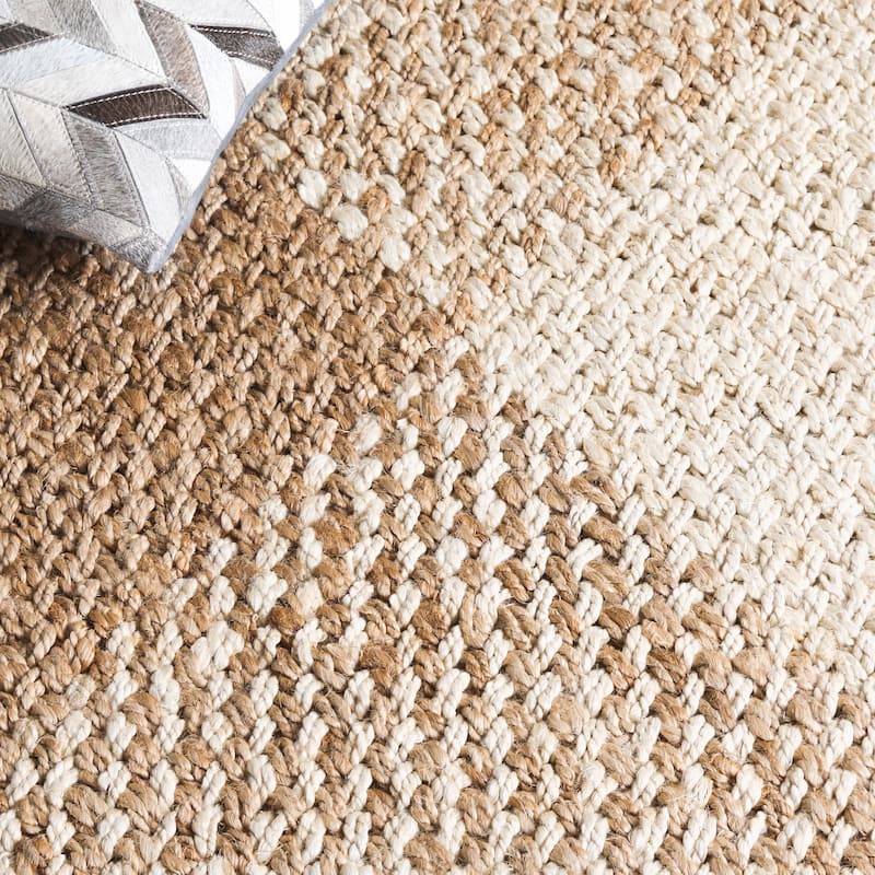 SAFAVIEH Flatweave Natural Saadet Fiber Farmhouse Jute Rug