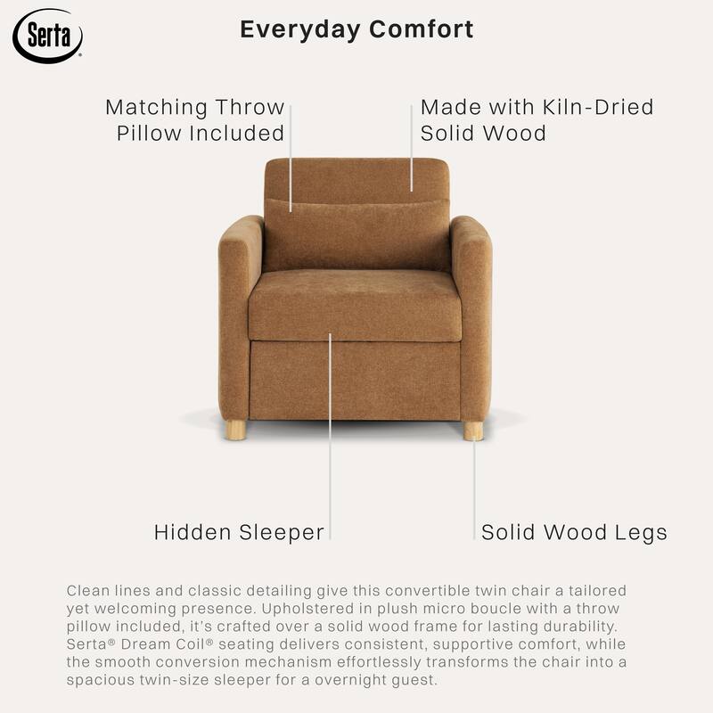 Serta Christine Convertible Chair