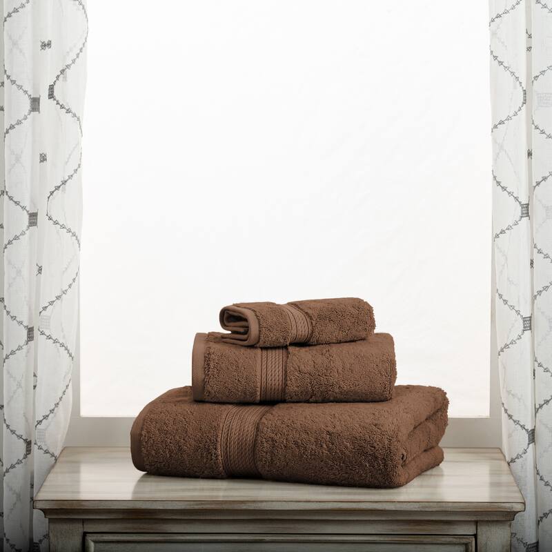 Marche Egyptian Cotton 3 Piece Towel Set by Superior