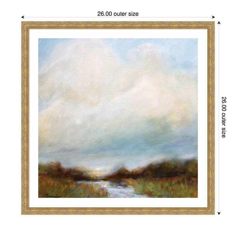 Kate and Laurel Tranquility by Mary Sparrow Framed Wall Art Print