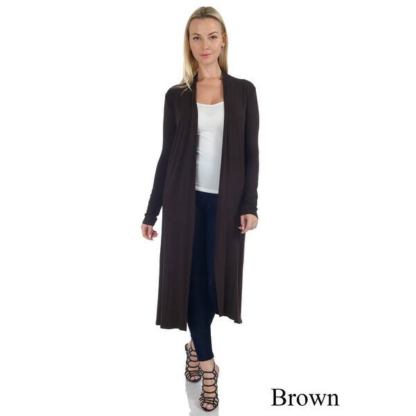 Shop Simply Ravishing Women S Long Sleeve Floor Length Open