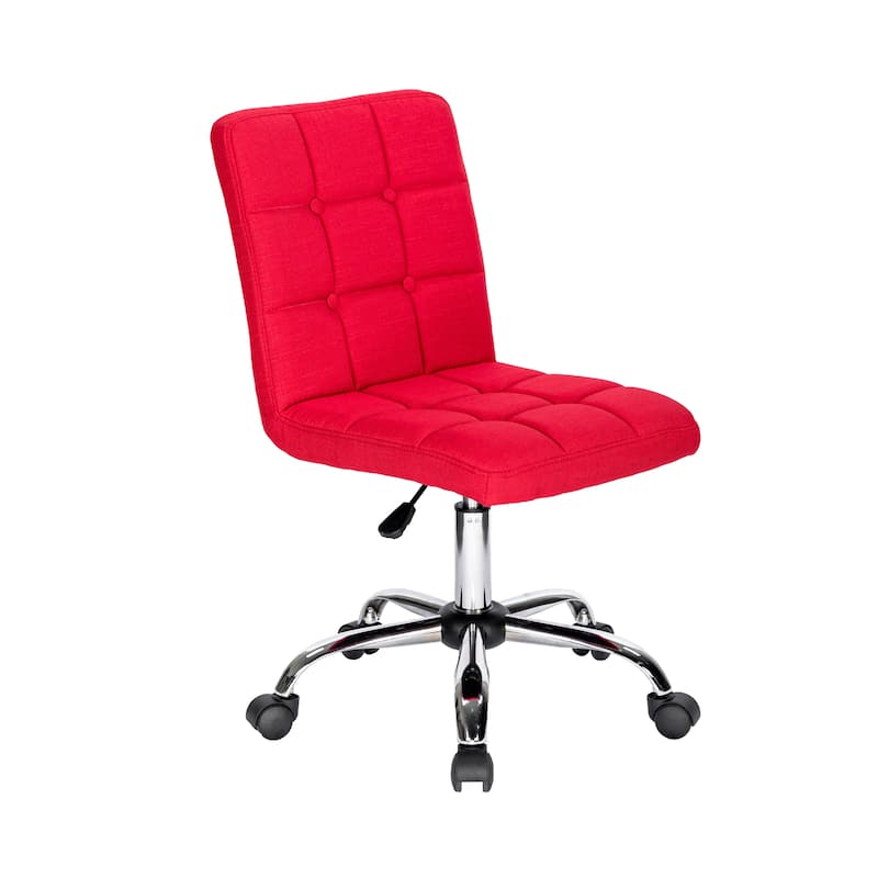 Porthos Home Alice Tufted Fabric Office Chair with Metal Base