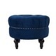 preview thumbnail 17 of 24, Dawn Tufted Round Ottoman by Jennifer Taylor Home