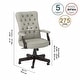 preview thumbnail 22 of 55, Key West High Back Tufted Office Chair with Arms by Bush Furniture