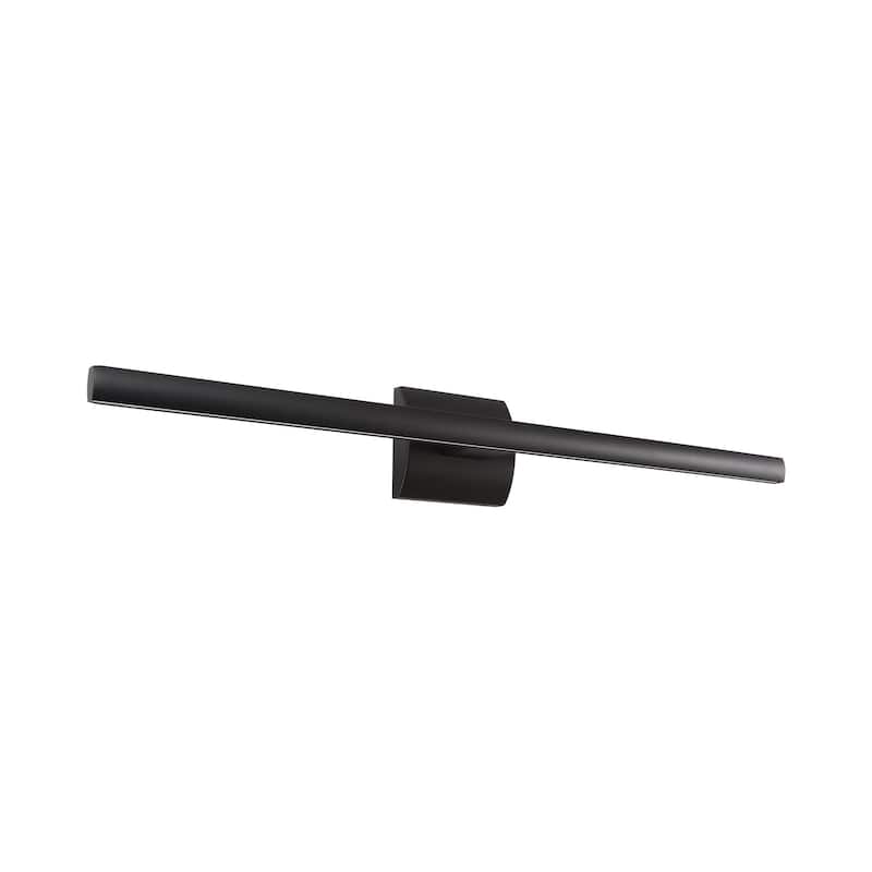 Golden Lighting 7365-28 Vireo 28" Wide Bath Bar - Sand Black