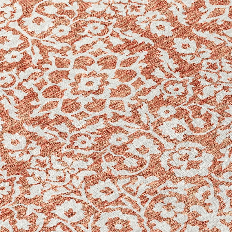 Machine Washable Indoor/ Outdoor Chantille Traditional Farmhouse Rug
