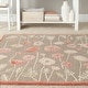 preview thumbnail 4 of 43, Martha Stewart by SAFAVIEH Poppy Glossary Wool/ Viscose Rug 8' x 10' - Cayenne Red - Rectangle