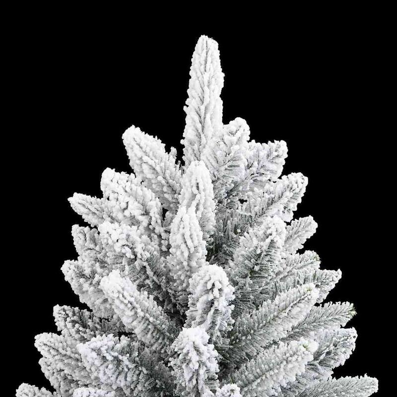 vidaXL Artificial Christmas Tree with 300 LEDs White 73 x 73 x 180 cm - 73 x 73 x 180