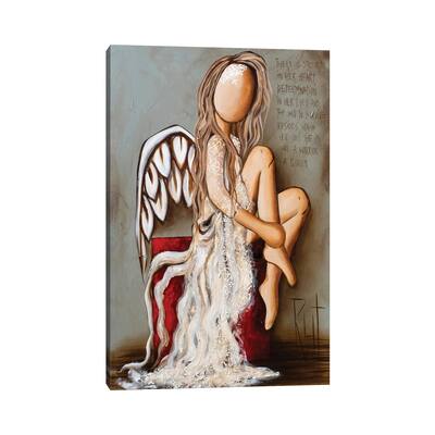 iCanvas "There Is Strength In Her" by Ruth's Angels Canvas Print