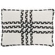 preview thumbnail 9 of 41, Mina Victory Outdoor Pillows Criss Cross Braids 14"X20" Indoor/Outdoor Throw Pillow
