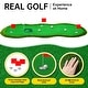 preview thumbnail 7 of 18, Putting Green Mat with Stainless Steel Cups & Adjustable Slope Challenge for Both Indoor & Outdoor