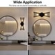 preview thumbnail 27 of 30, 2-Light Black/Gold Wall Sconces 16 Inch Modern Wall Sconce - N/A