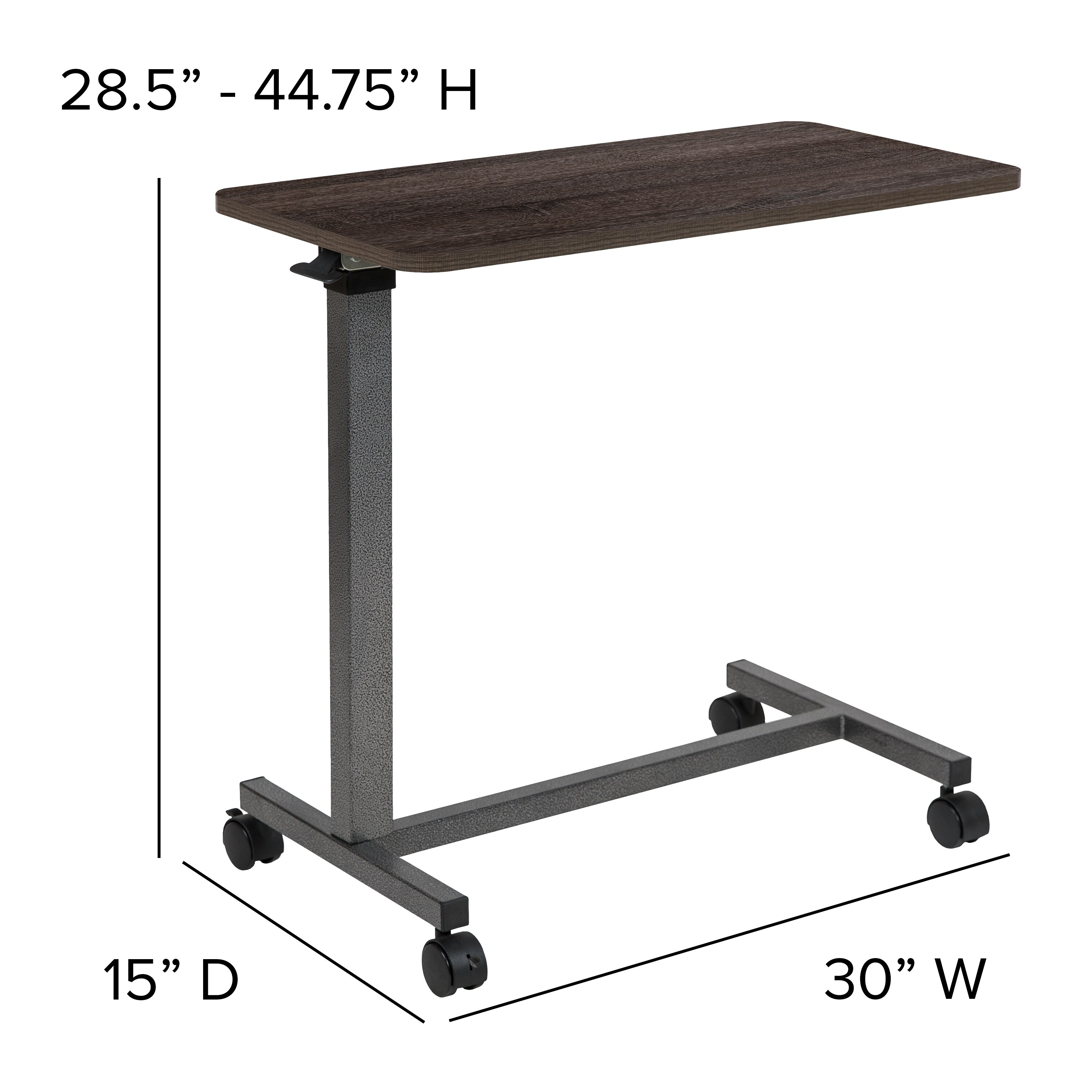 Adjustable Overbed Table With Wheels For Home And Hospital Rolling Bedside Table On Sale Overstock 30267821 The medics kept telling me to be still as the vehicle's wheels seemed to hit every bump and. adjustable overbed table with wheels for home and hospital rolling bedside table