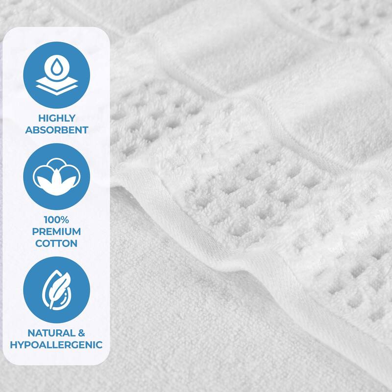 Superior Napa Zero Twist Cotton Soft Waffle Hand Towel