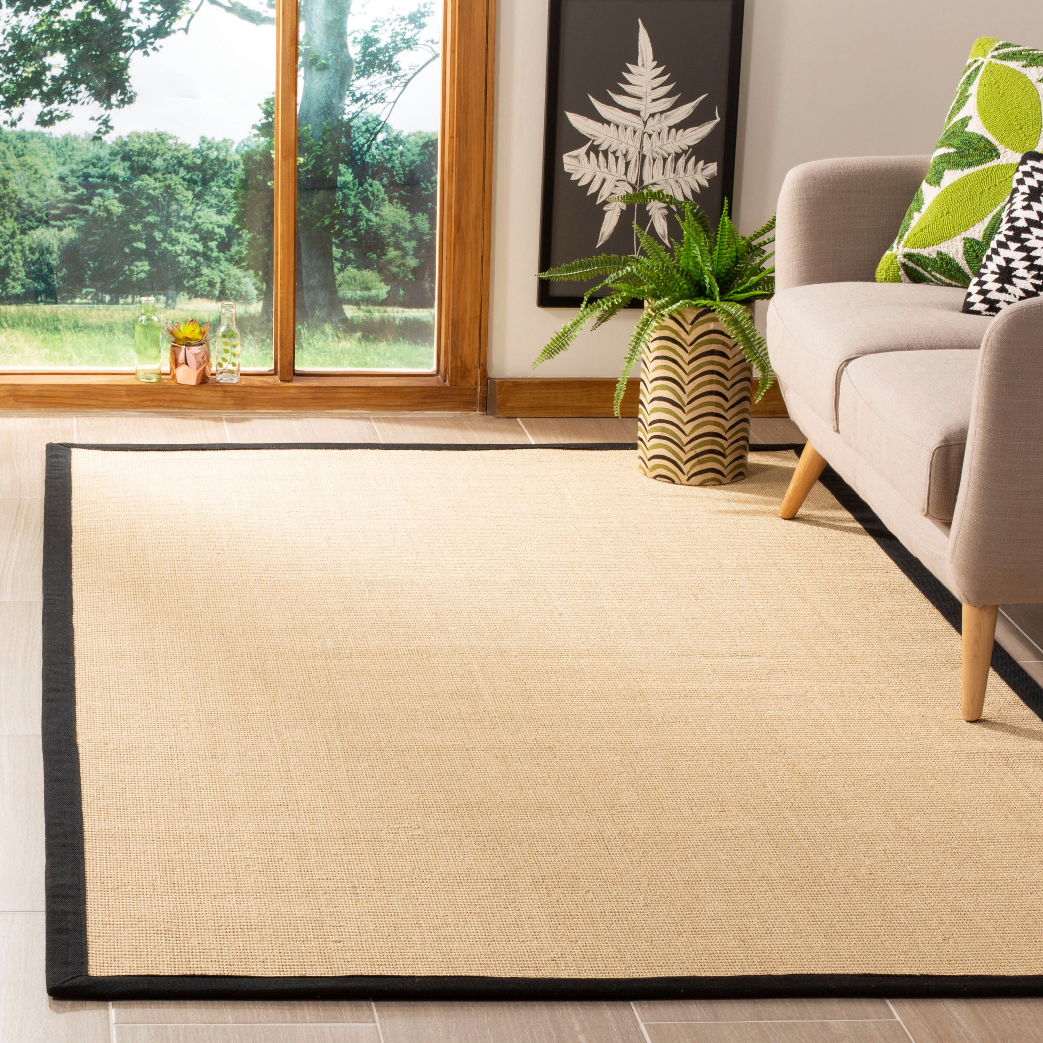 Safavieh Natural Fiber Urbana Casual Border Sisal Rug For Sale Online