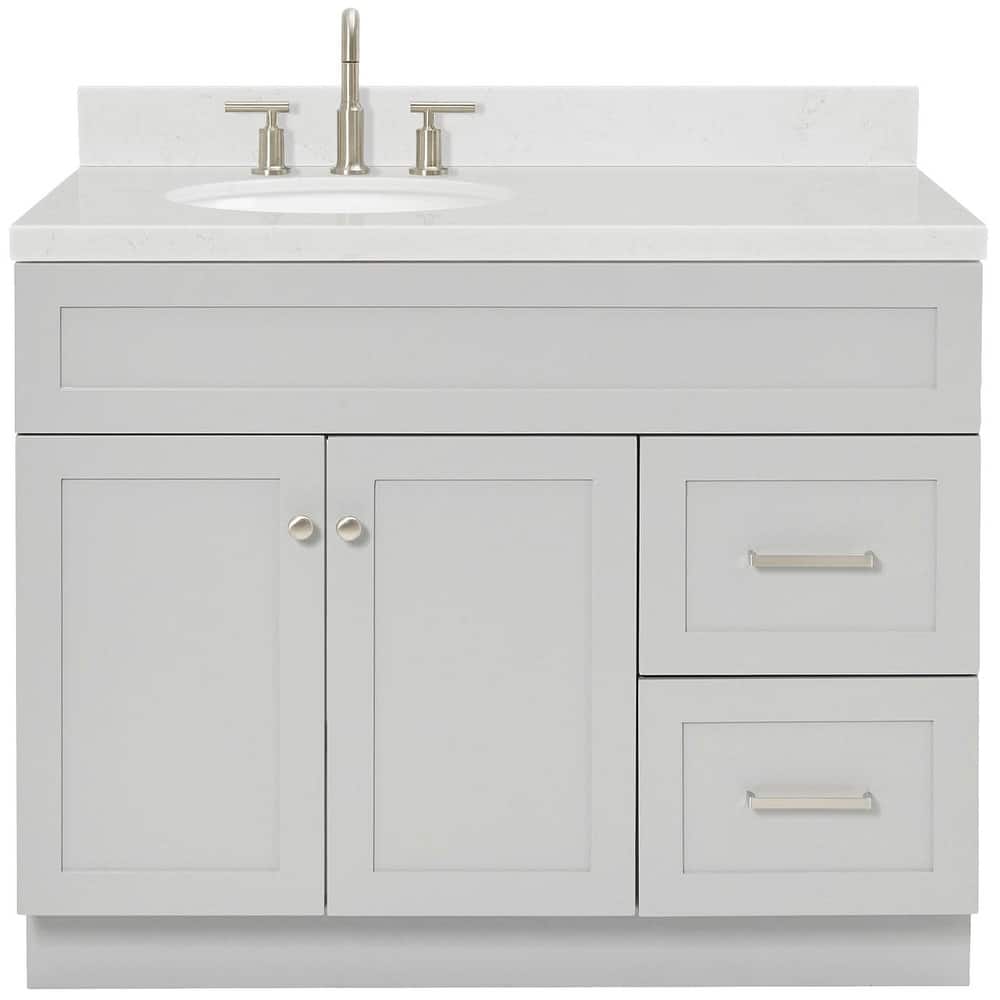 Ariel F042SLCQOVO Hamlet 42" Free Standing Single Basin Vanity Set