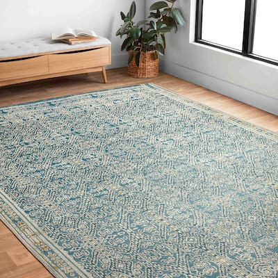 Alexander Home Armanda Geometric Pattern Indoor/ Outdoor Area Rug