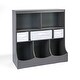 preview thumbnail 11 of 14, Taylor & Olive Lantana Combo Bin Storage Unit with Three Baskets Charcoal
