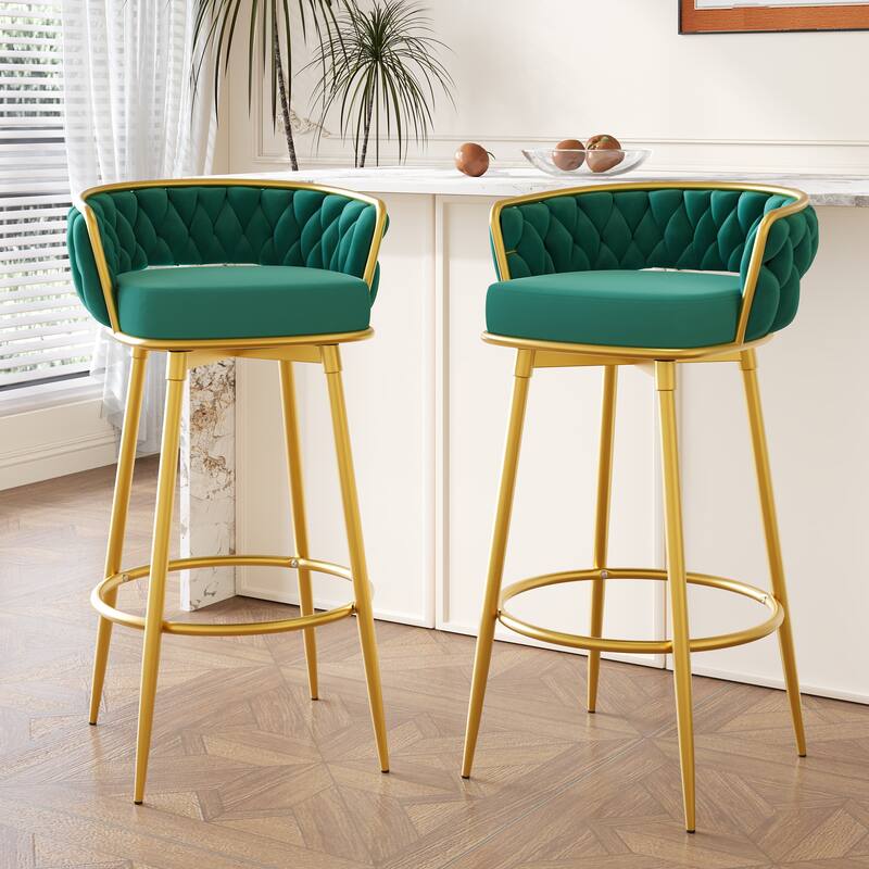 Swivel Counter Height Bar Stools Set Of 2