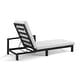 preview thumbnail 8 of 62, Benton Modern Aluminum Lounge Outdoor Double Chaise with Cushion - N/A